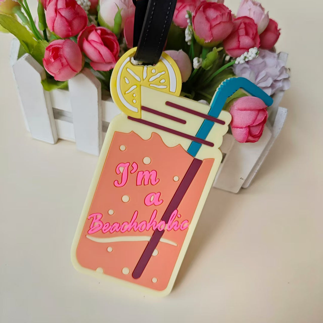 Unisex Luggage Tag in Playful Mermaid Design Bowlift