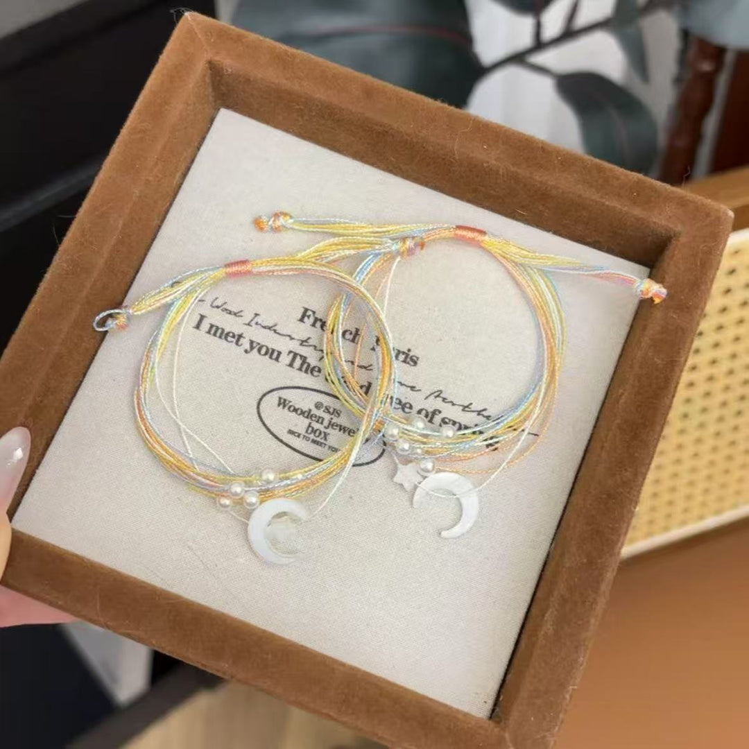 Adjustable Celestial Charm Bracelet Bowlift
