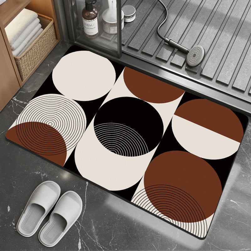 Modern Abstract Bath Mat Bowlift