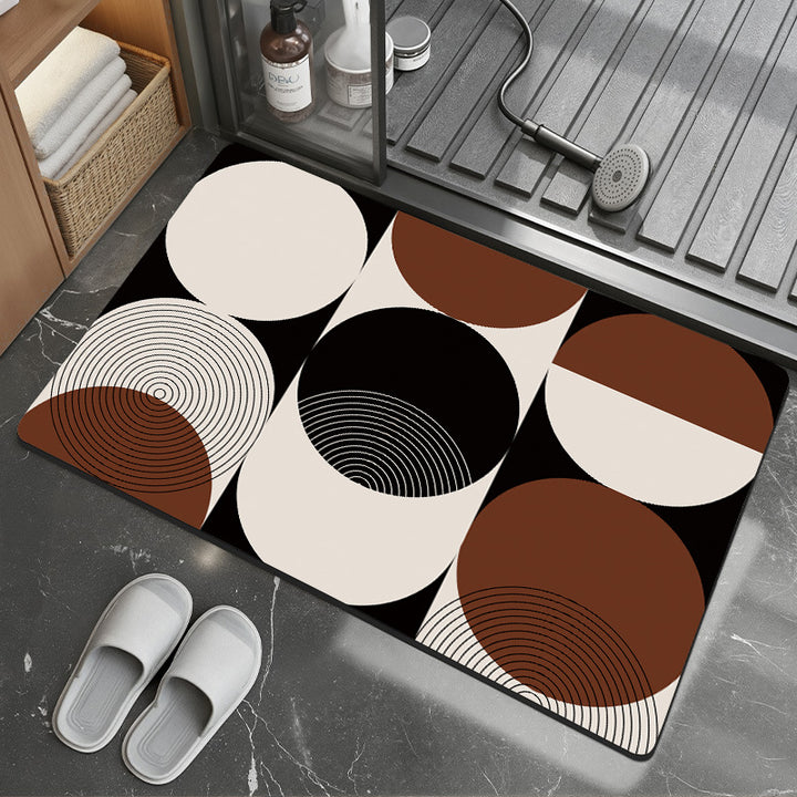 Modern Abstract Bath Mat Bowlift