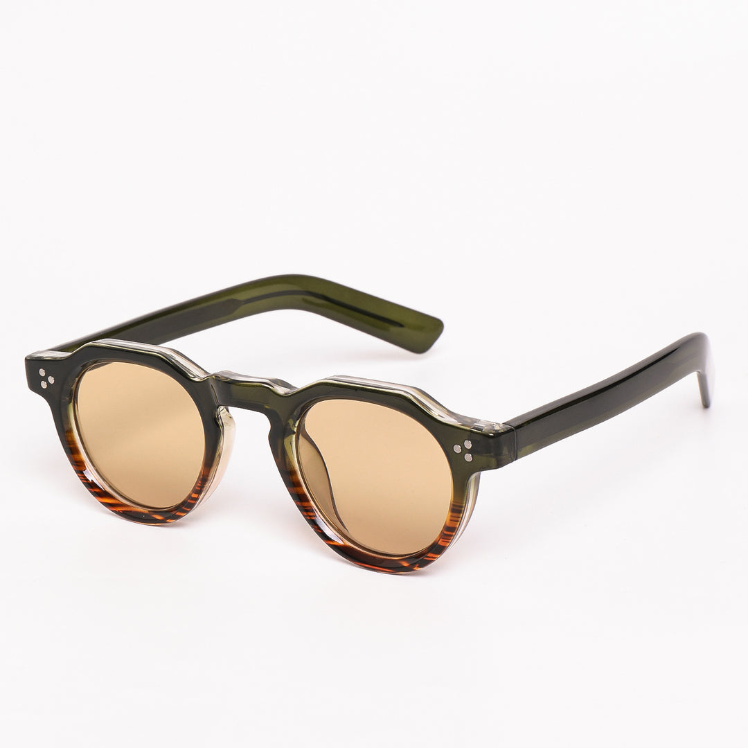 Women's sunglasses in unique hexagon design with polarized lenses Bowlift