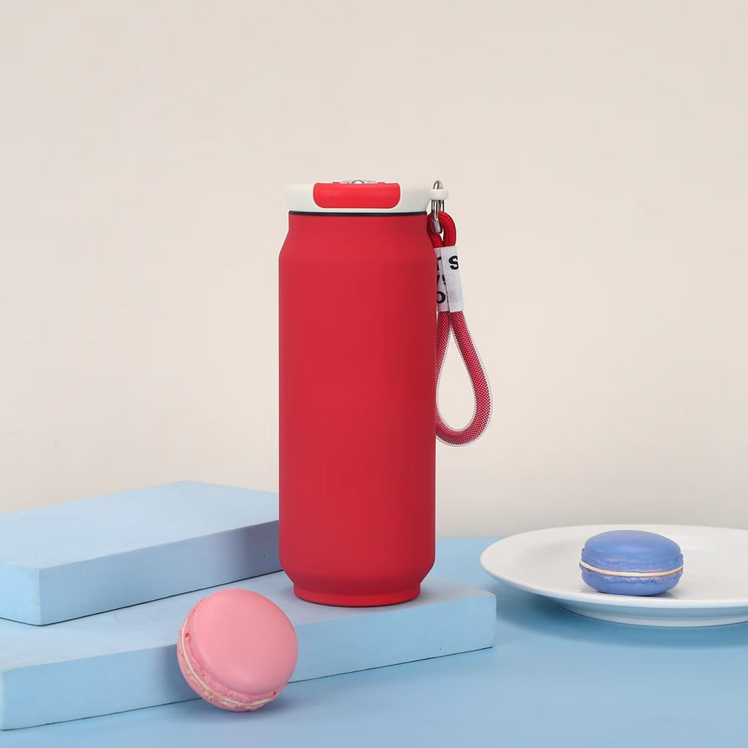 Women insulated water bottle with practical carry handle Bowlift