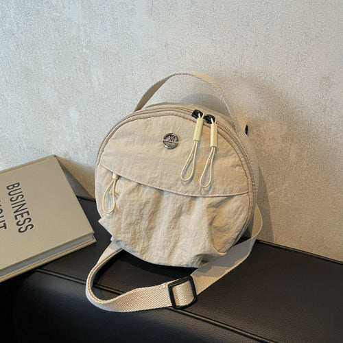 Compact Round Crossbody Bag