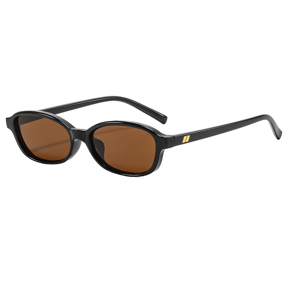 Ladies fashionable sunglasses in stylish oval design with UV protection Bowlift