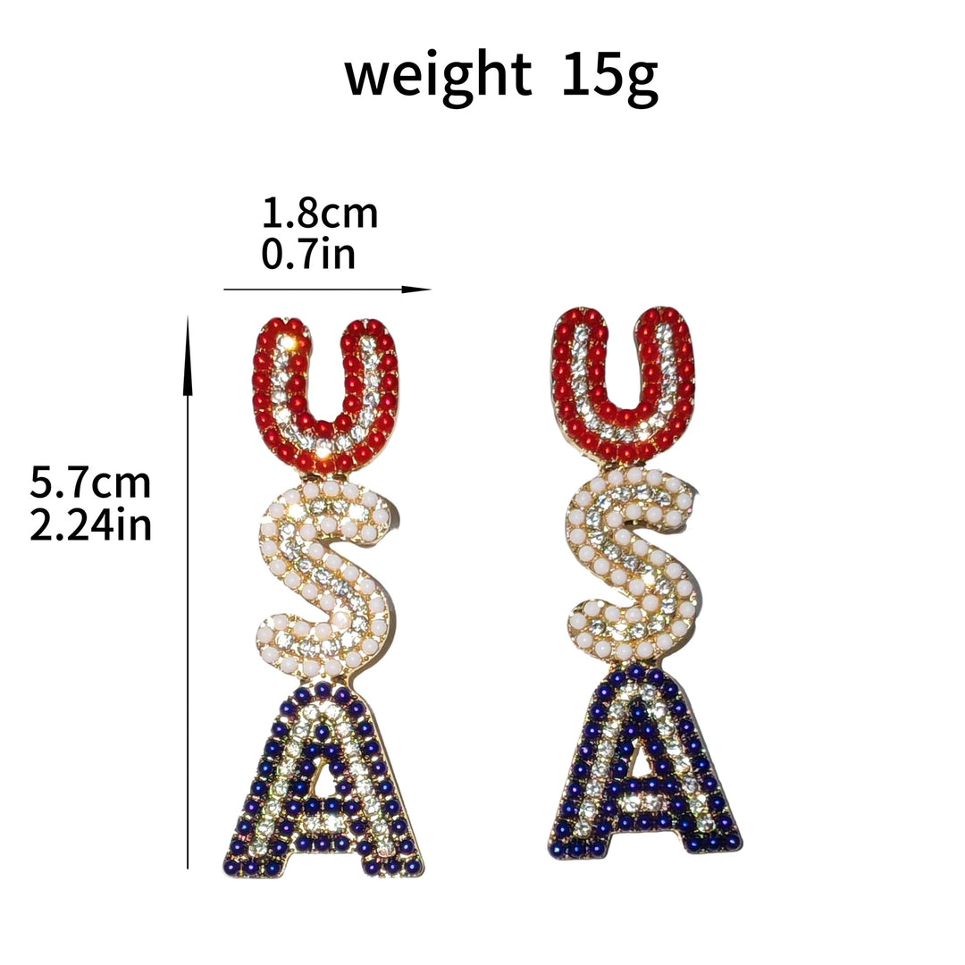 Women’s sparkling statement earrings with crystal beads and gold-plated setting Bowlift