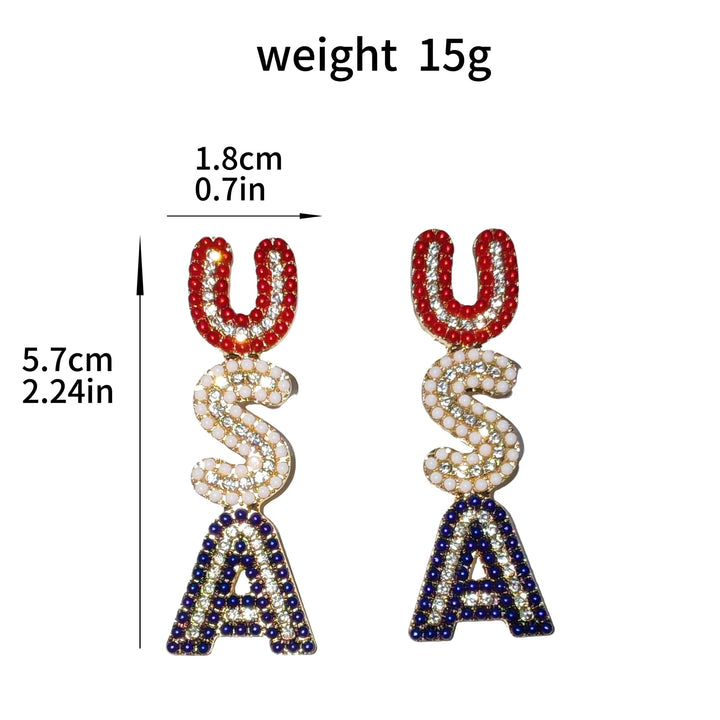 Women’s sparkling statement earrings with crystal beads and gold-plated setting Bowlift