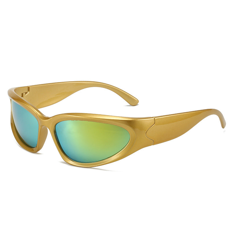 Women's sporty sunglasses with ergonomic design and polarized lenses Bowlift
