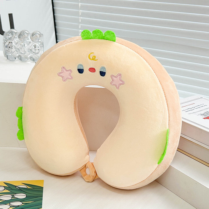 Women Neck Support Pillow with Artistic Animal Design Bowlift