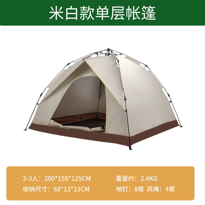 Spacious Camping Tent with Weatherproof Setup and Easy Assembly Bowlift