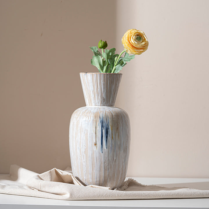 Textured Decorative Ceramic Vase