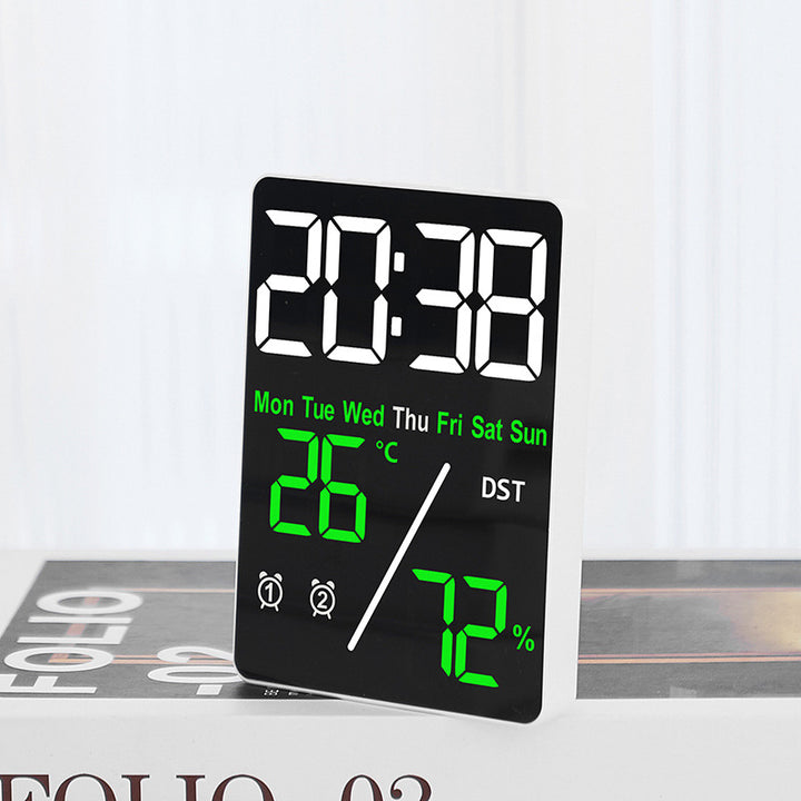 Digital Multifunction Alarm Clock with Hygrometer and Temperature Display Bowlift