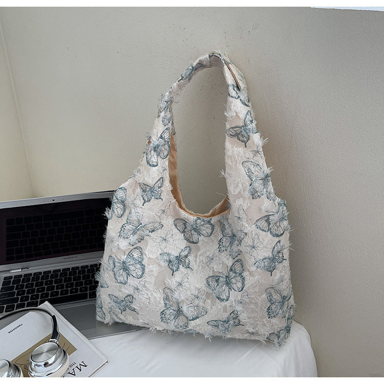 Embroidered Canvas Tote Bag Bowlift