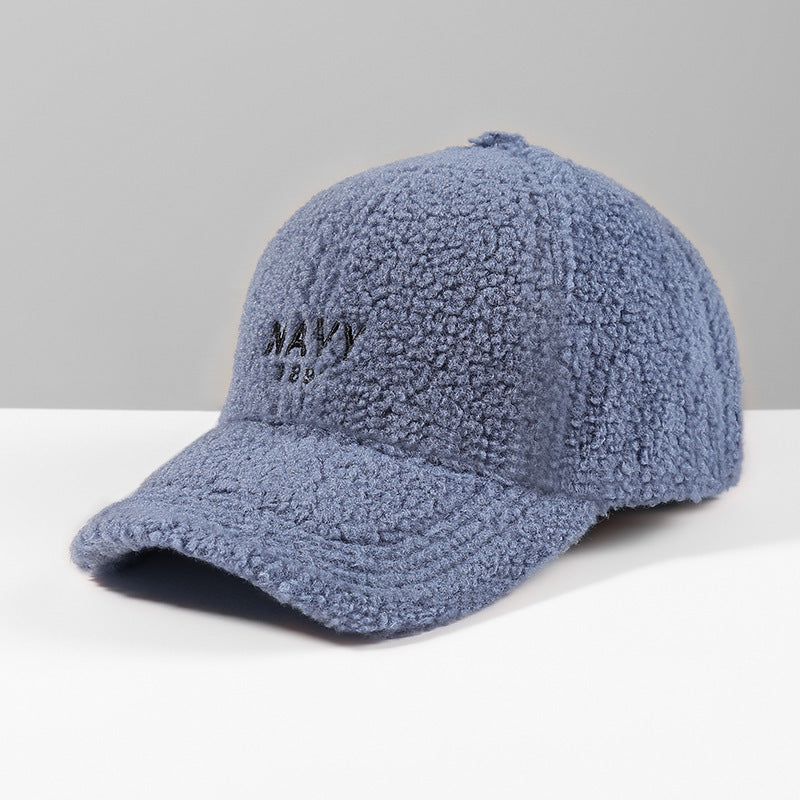 Women's Fluffy Sherpa Baseball Cap Bowlift