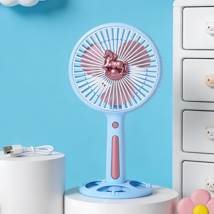 Women's Portable Mini Fan with Creative Animal Design Bowlift