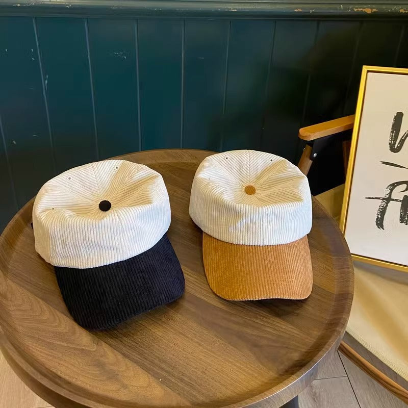 Women's Corduroy Baseball Cap Bowlift