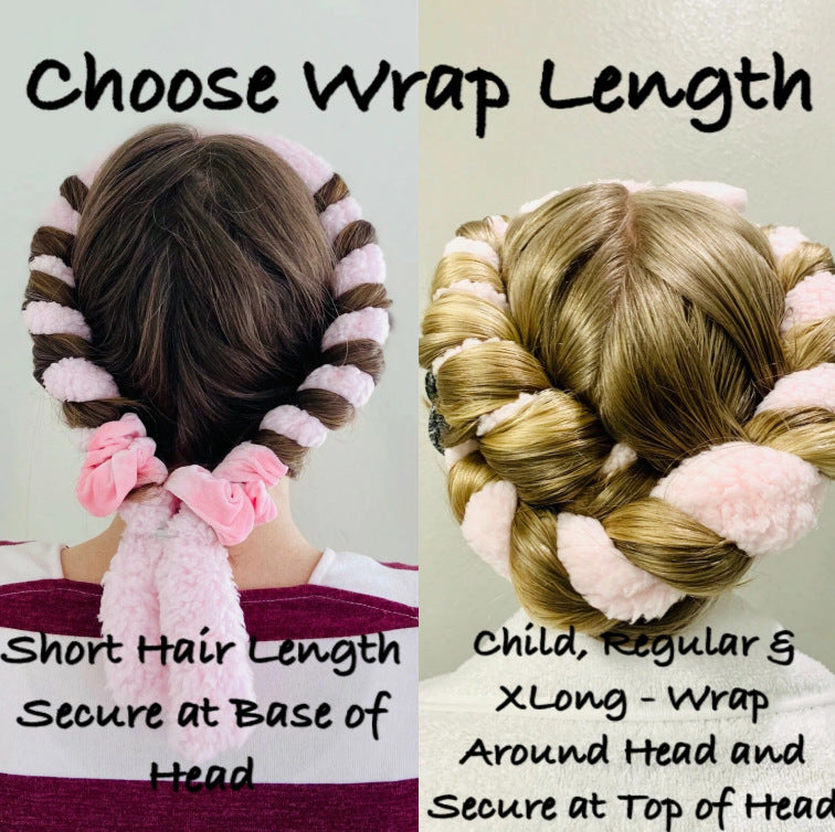 Plush Fabric Hair Wrap