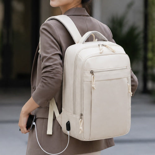 Functional backpack with ergonomic design and numerous pockets Bowlift