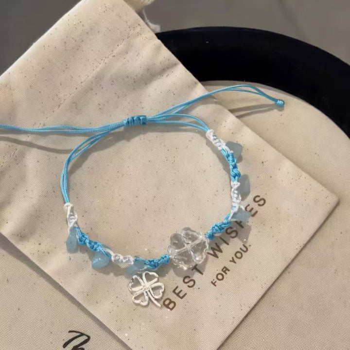 Adjustable Crystal Charm Bracelet Bowlift