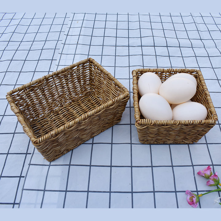 Natural Woven Storage Basket Bowlift