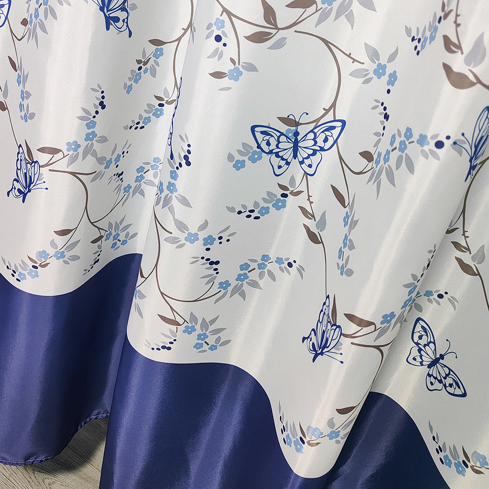 Decorative Shower Curtain Bowlift