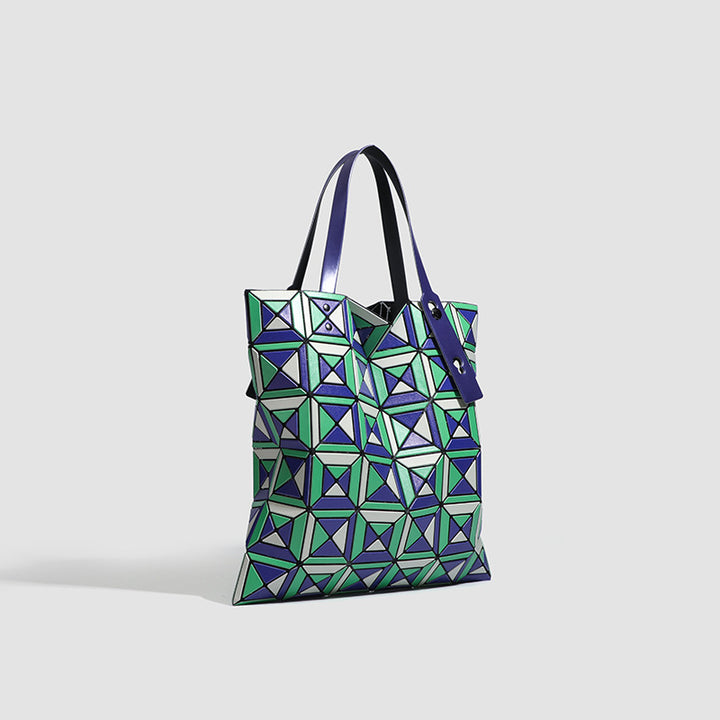 Geometric Patterned Tote Bag