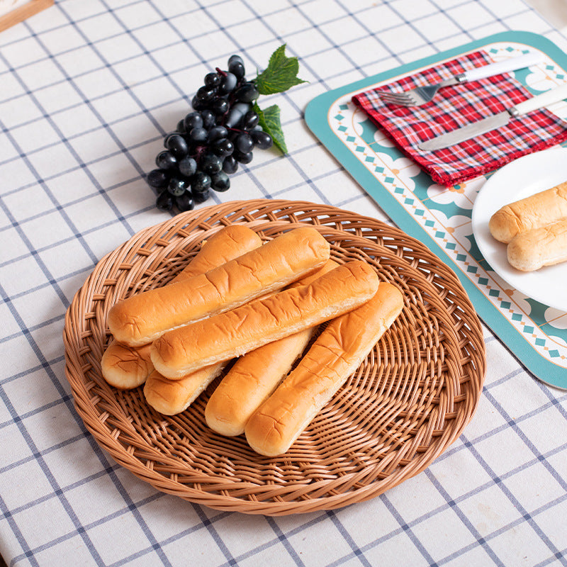Decorative Oval Woven Serving Tray Bowlift
