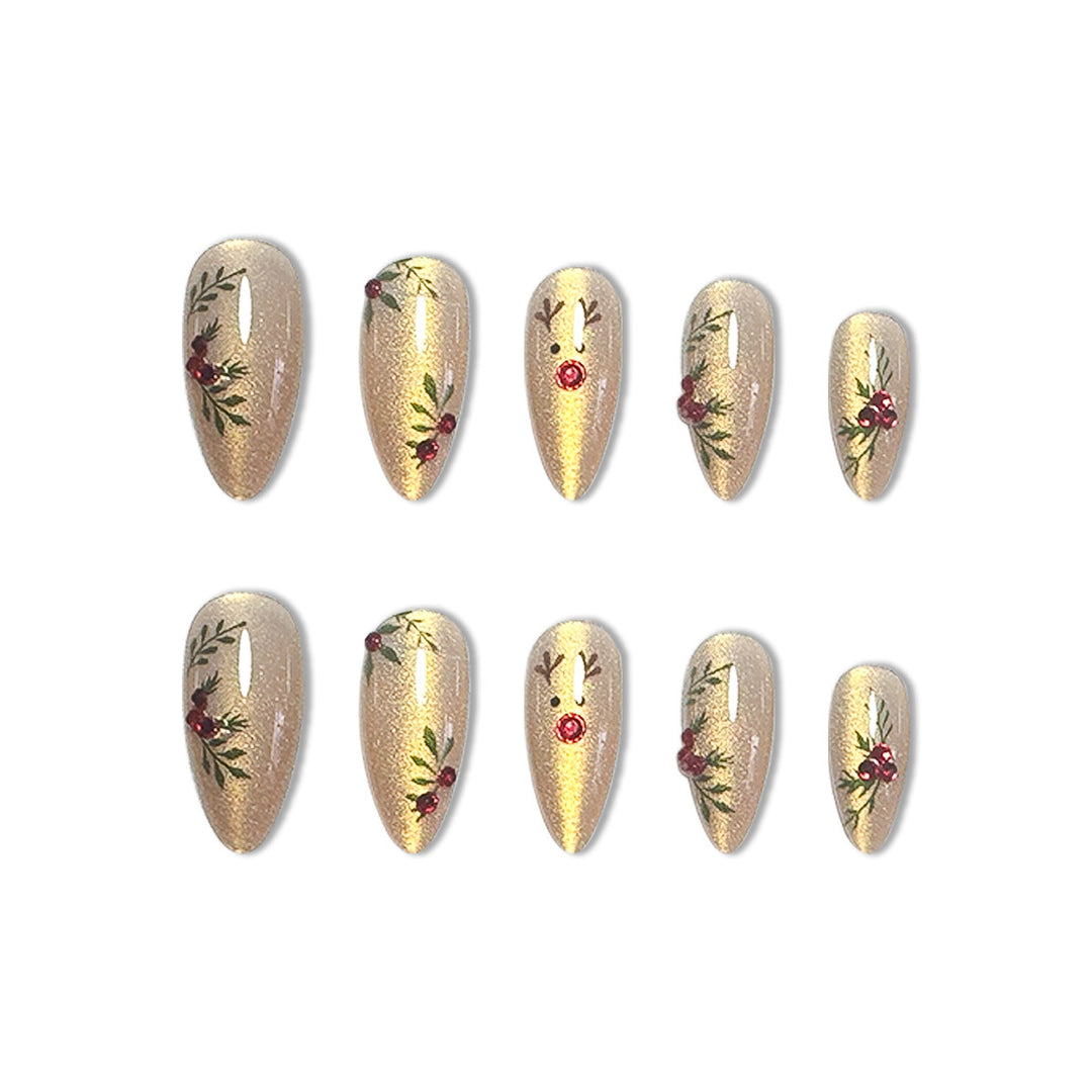 Decorative Holiday Nail Art Extensions Bowlift