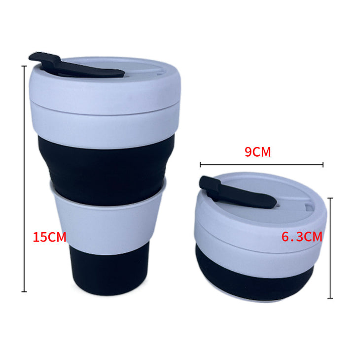 Women Foldable Coffee Cup with Lid Bowlift