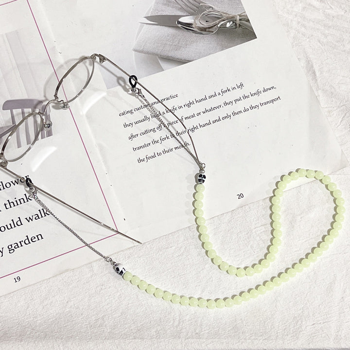 Creative Beaded Eyewear Chain Bowlift