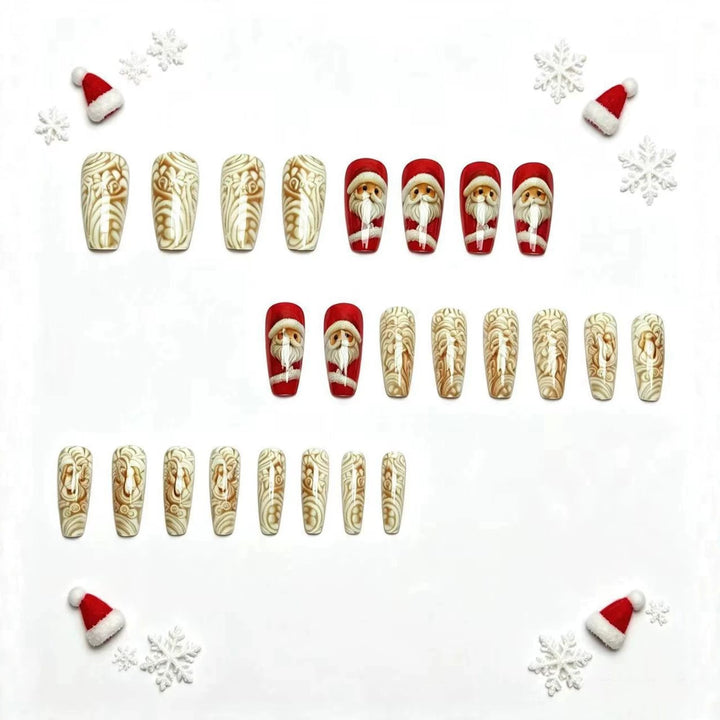 3D Decorative Holiday Nail Art Bowlift