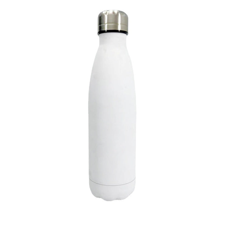 Women stylish stainless steel drinking bottle with anti-slip silicone sleeve Bowlift