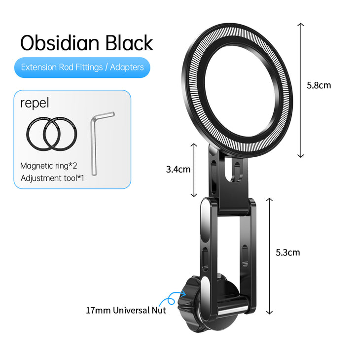 Unisex extension adapter for poles Bowlift