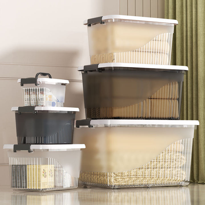 Multi-Functional Storage Box with Durable Lid Bowlift