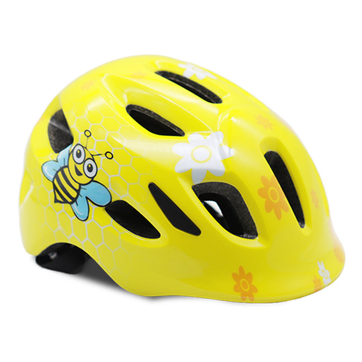 Children's bicycle helmet with funny bee motif Bowlift