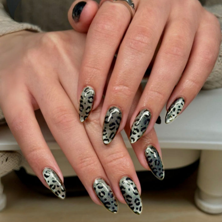 Animal Print Press-On Nail Set Bowlift