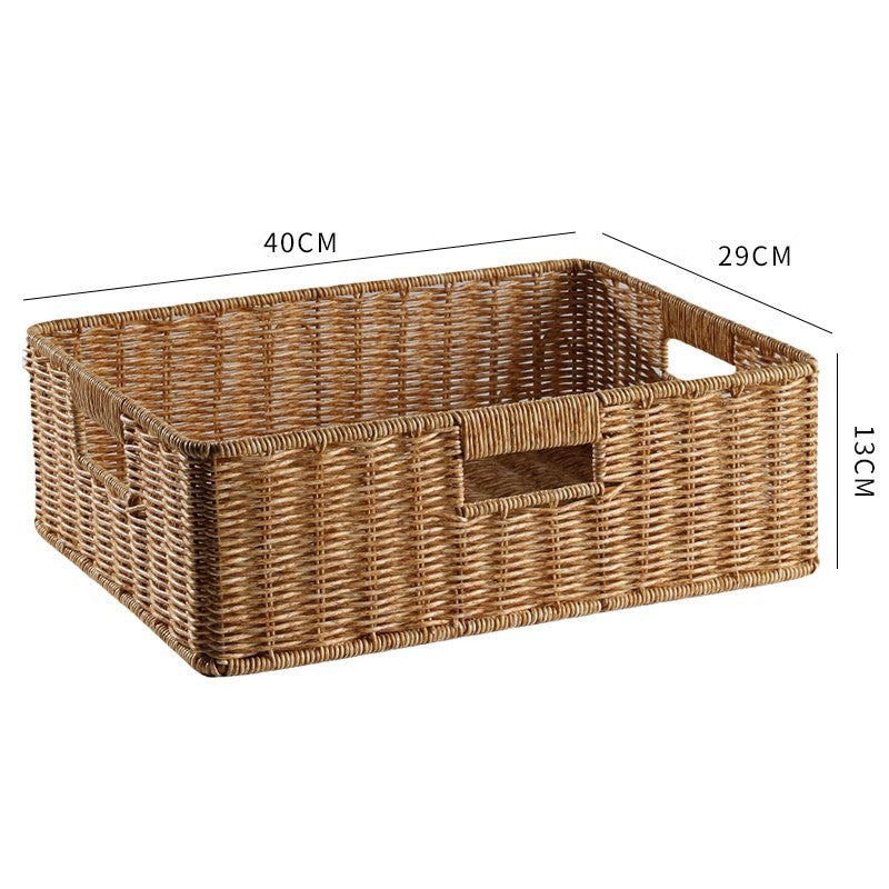 Handmade Wicker Storage Box Bowlift
