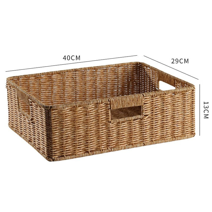 Handmade Wicker Storage Box Bowlift