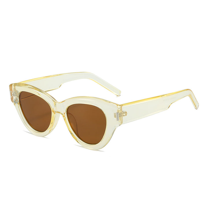 Women's Cat-Eye Sunglasses with High-Quality Plastic Frame Bowlift