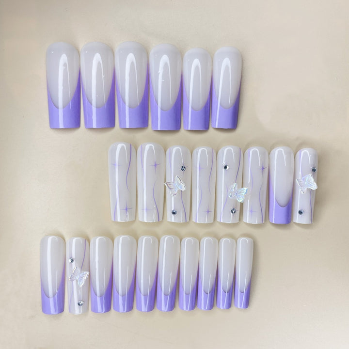 Decorative Butterfly Nail Extensions Bowlift