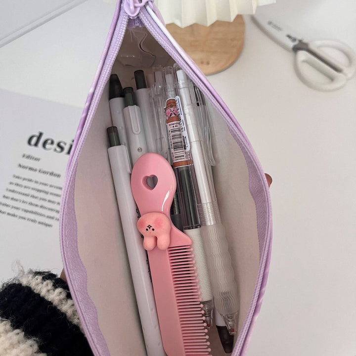 Cute Cartoon Print Pencil Case Bowlift