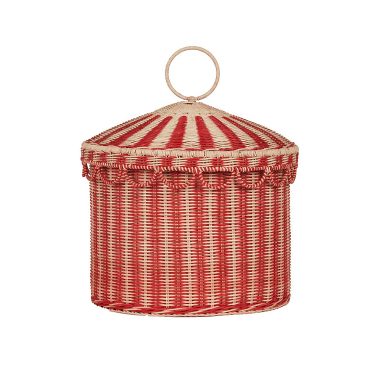 Decorative Woven Pet House Bowlift
