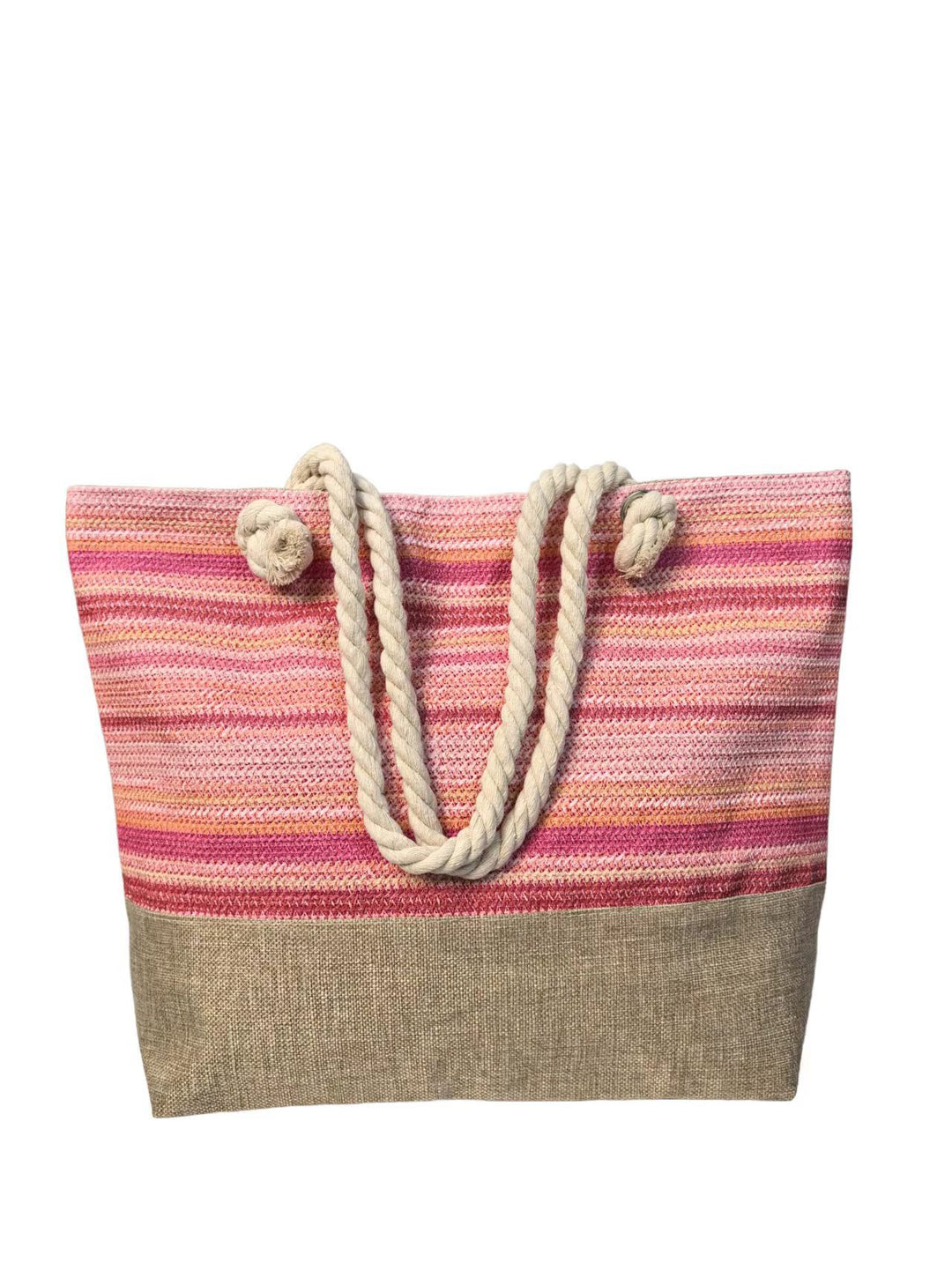 Large beach bag with braided handles Bowlift