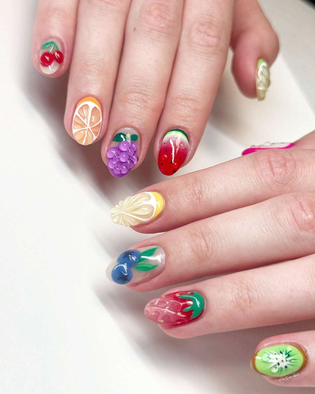 Fruit-Themed Nail Art Set Bowlift