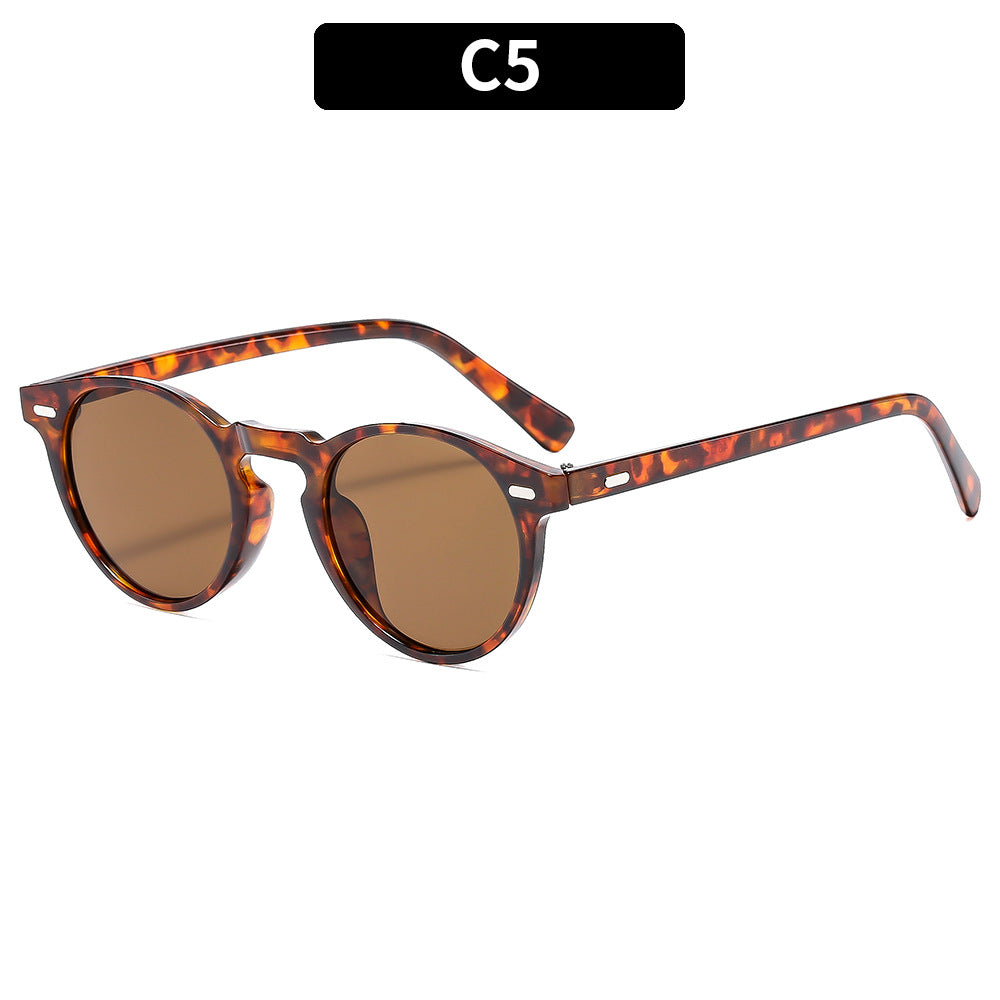 Vintage Round Frame Sunglasses