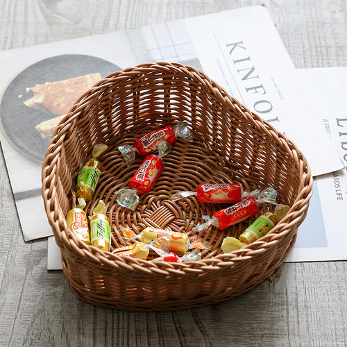 Unisex Heart-shaped Decoration Basket Bowlift