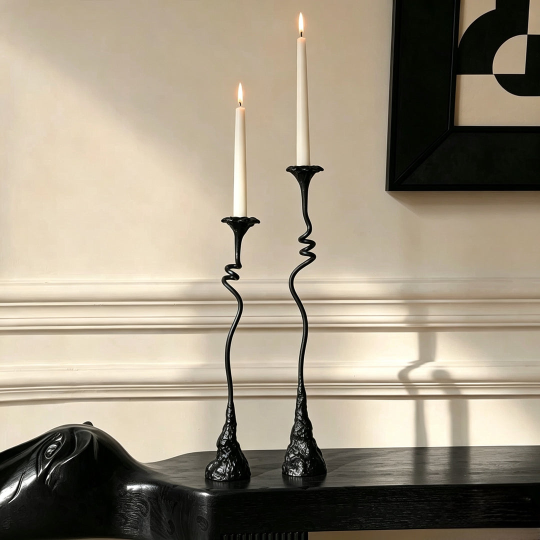Sculptural Decorative Candle Holders