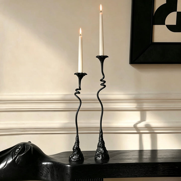 Sculptural Decorative Candle Holders
