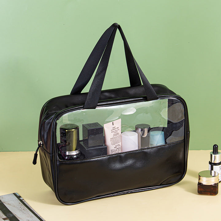 Cosmetic bag with transparent compartments Bowlift
