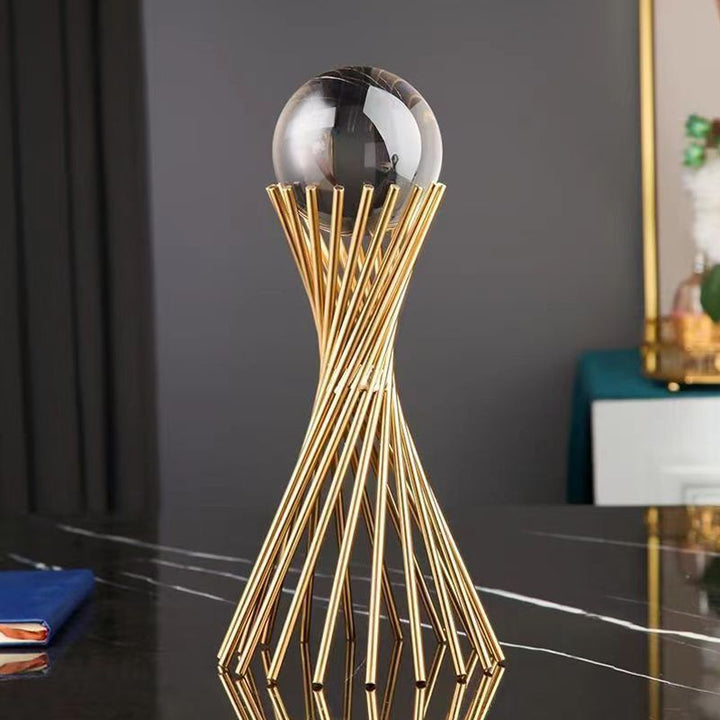 Decorative Glass Ball Holder Bowlift