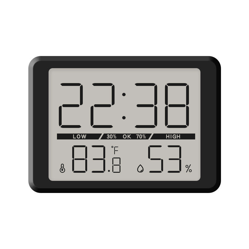 Digital Hygrometer Clock Bowlift